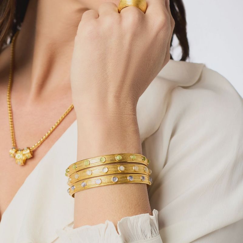 Julie Vos Cobblestone Stone Bangle