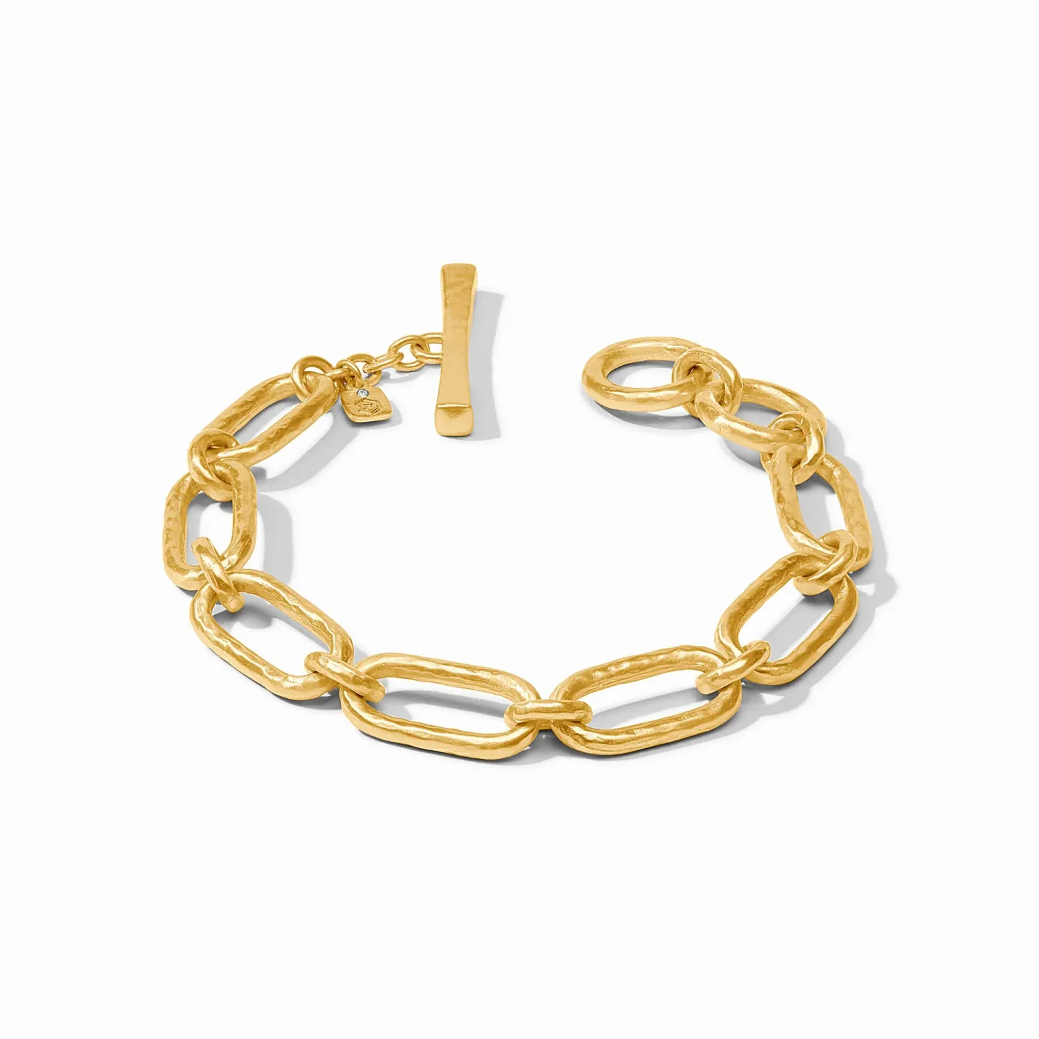 Julie Vos Sahara Demi Link Bracelet, Colour: Gold