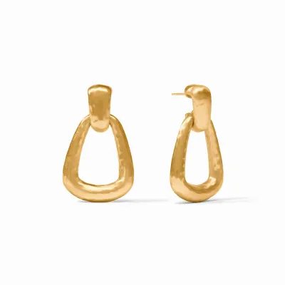 Julie Vos Sahara Demi Doorknocker Earring
