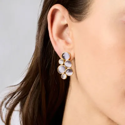 Julie Vos Cobblestone Statement Earring