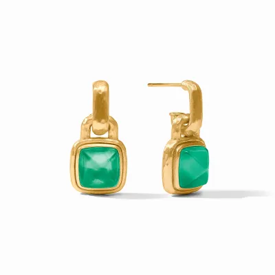 Julie Vos Sahara Hoop &amp; Charm Earring