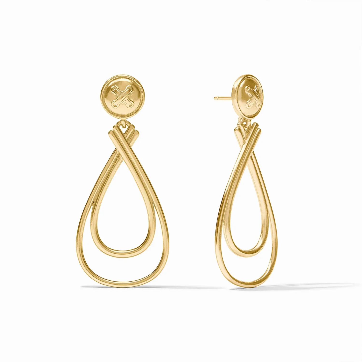 Julie Vos Essex Earring, Colour: Gold