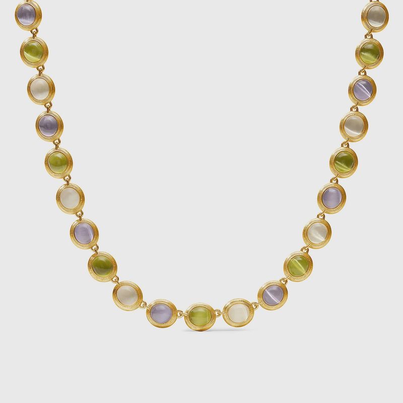 Julie Vos Cobblestone Tennis Necklace