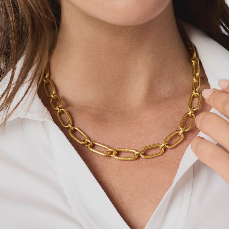 Julie Vos Sahara Demi Link Necklace