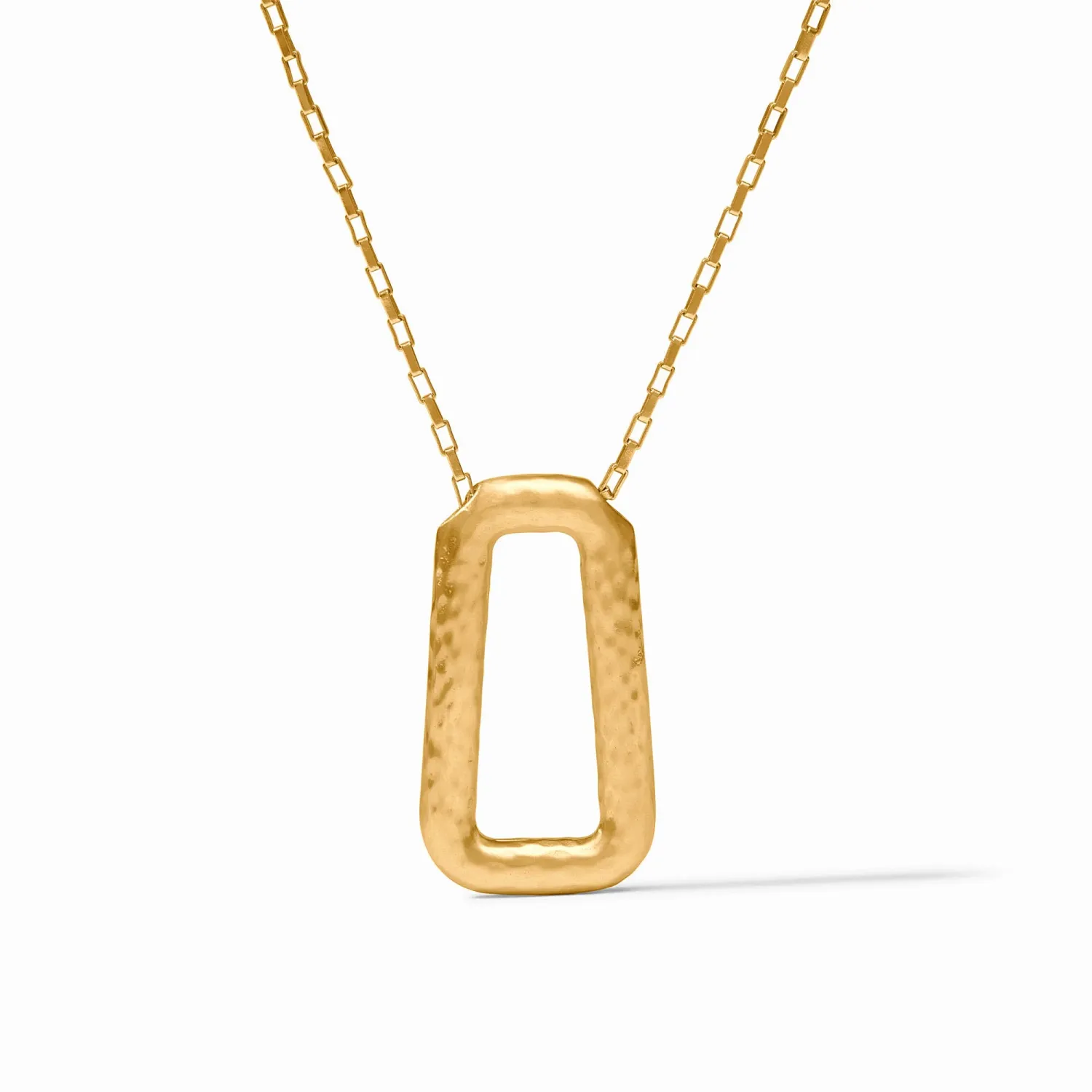 Julie Vos Sahara 24K Gold Plate Pendant Necklace Adjustable 16.5-17.5 in