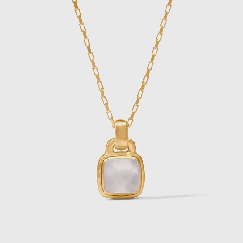 Julie Vos Sahara Solitaire Necklace