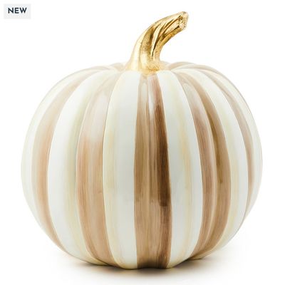 Mocha Stripe Medium Pumpkin