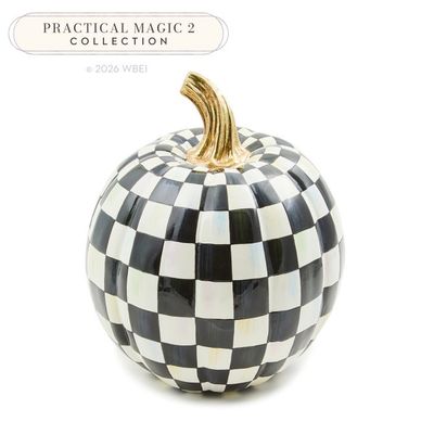Courtly Check Glossy Small Pumpkin