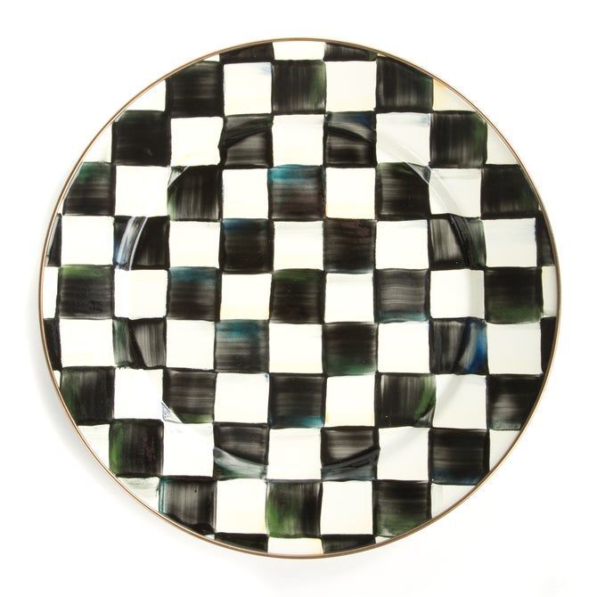 Courtly Check Salad/Dessert Plate