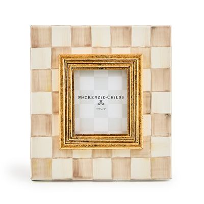 Mocha Check 2.5" x 3" Frame