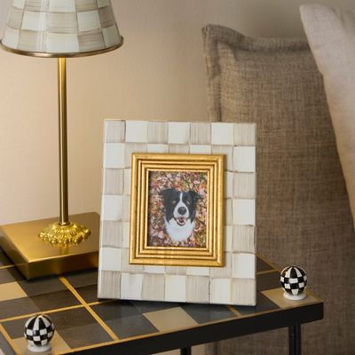 Mocha Check 2.5" x 3" Frame