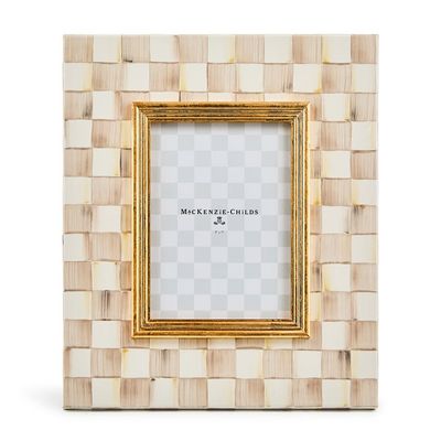Mocha Check 5" x 7" Frame