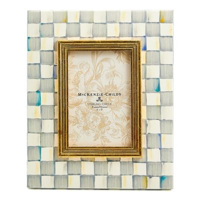 Sterling Check 4" x 6" Frame