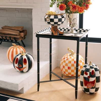 Orange Stripe Medium Pumpkin
