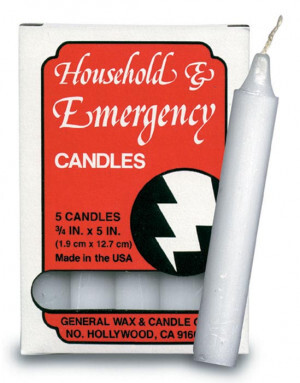 Household &amp; Emergency Candles