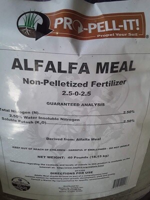 alfalfa meal, organic by the LB