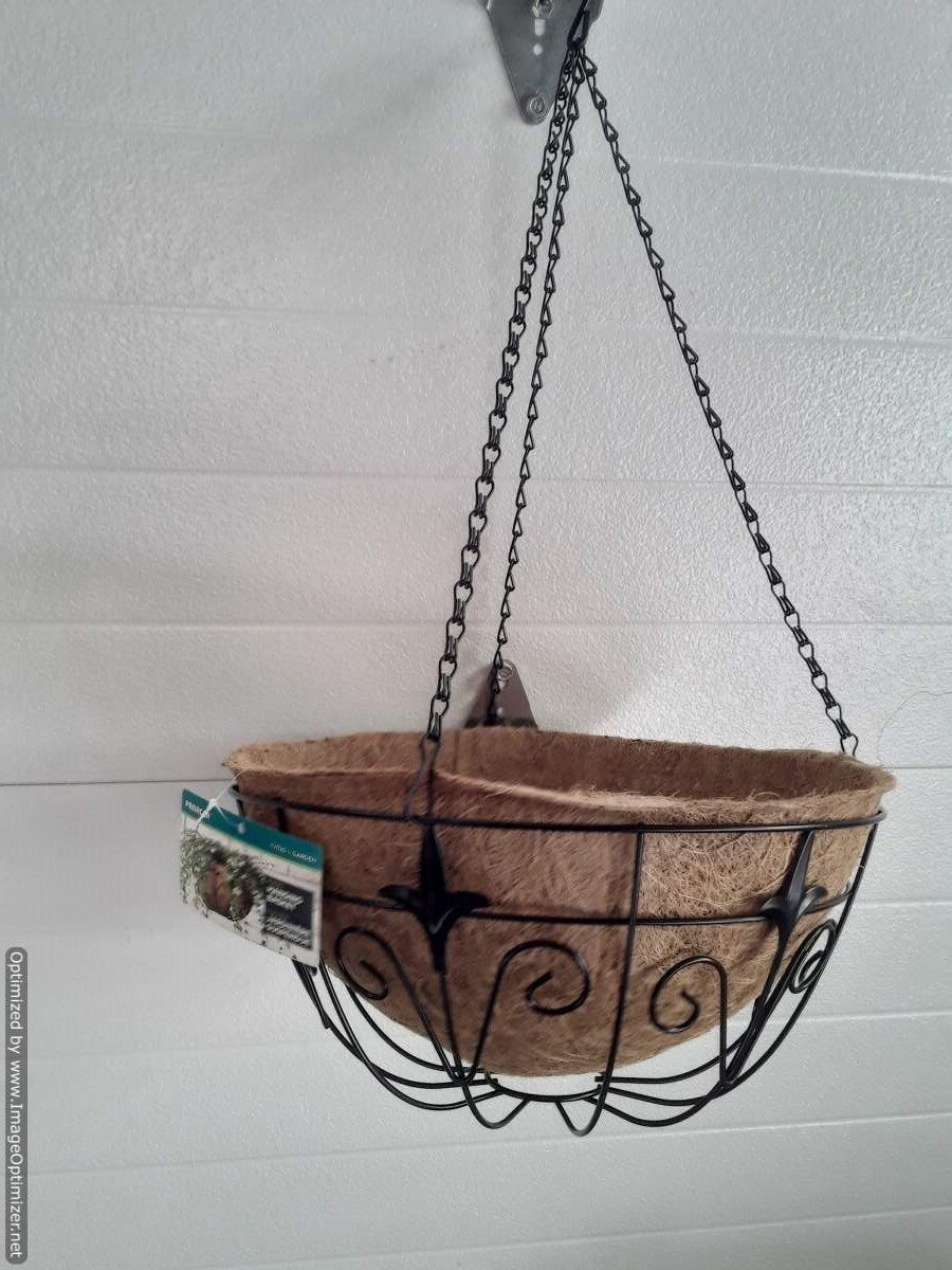 14&quot; Hanging Basket - Finial
