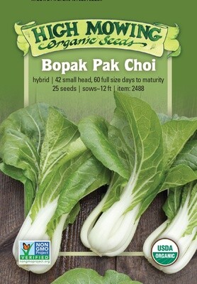 Bopak Pak Choi Seed - Organic