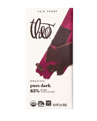 Theo 85% Extra Dark Chocolate - Organic