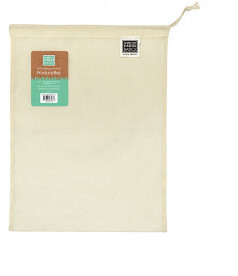 100% Organic Unbleached Cotton Produce Bag 13.5" x 17" LG