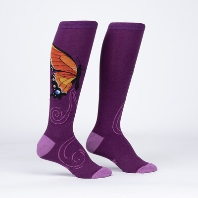 The Monarch Knee High Stretch Socks