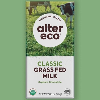 Classic Grass Fed Milk Chocolate - Organic