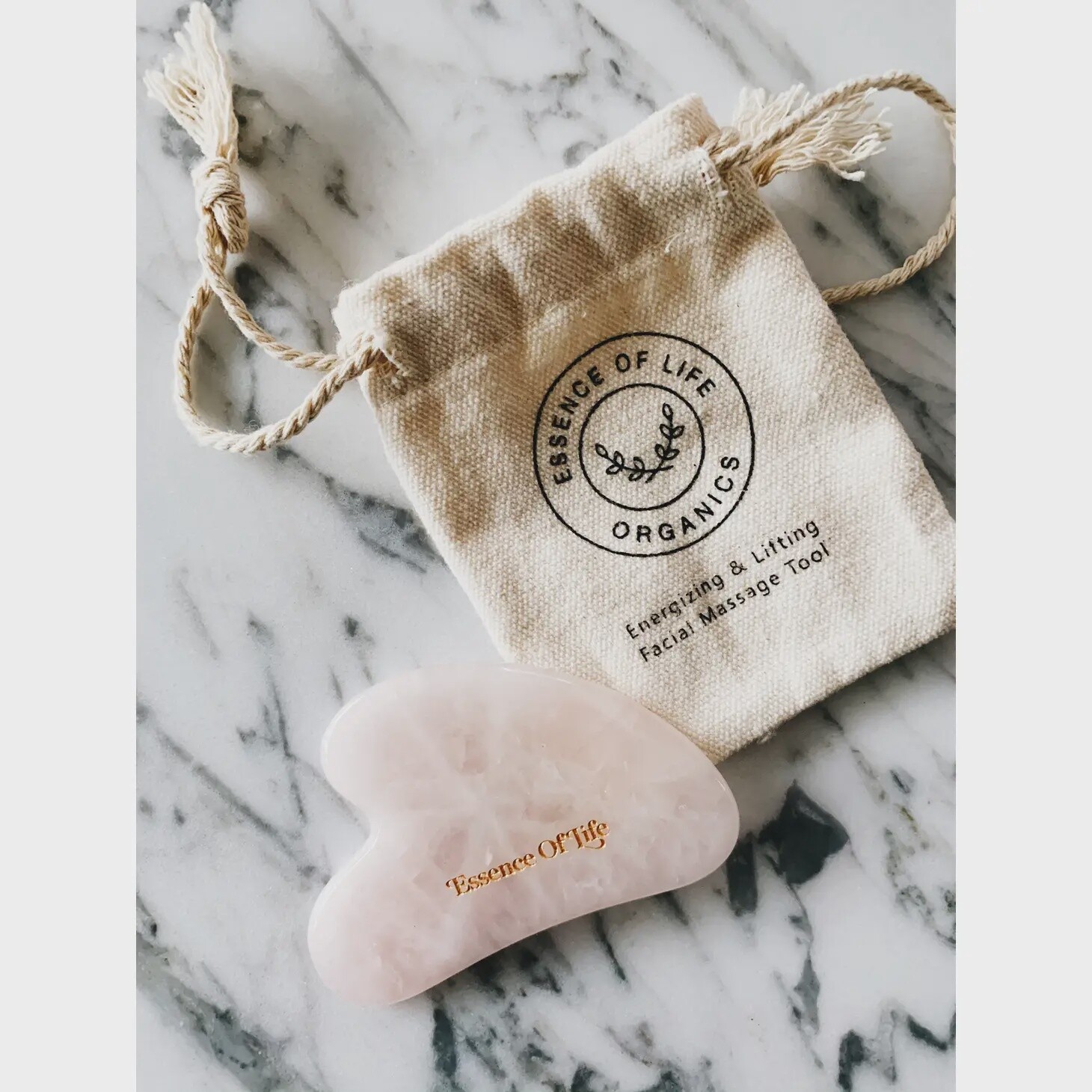 gua sha tool rose quartz