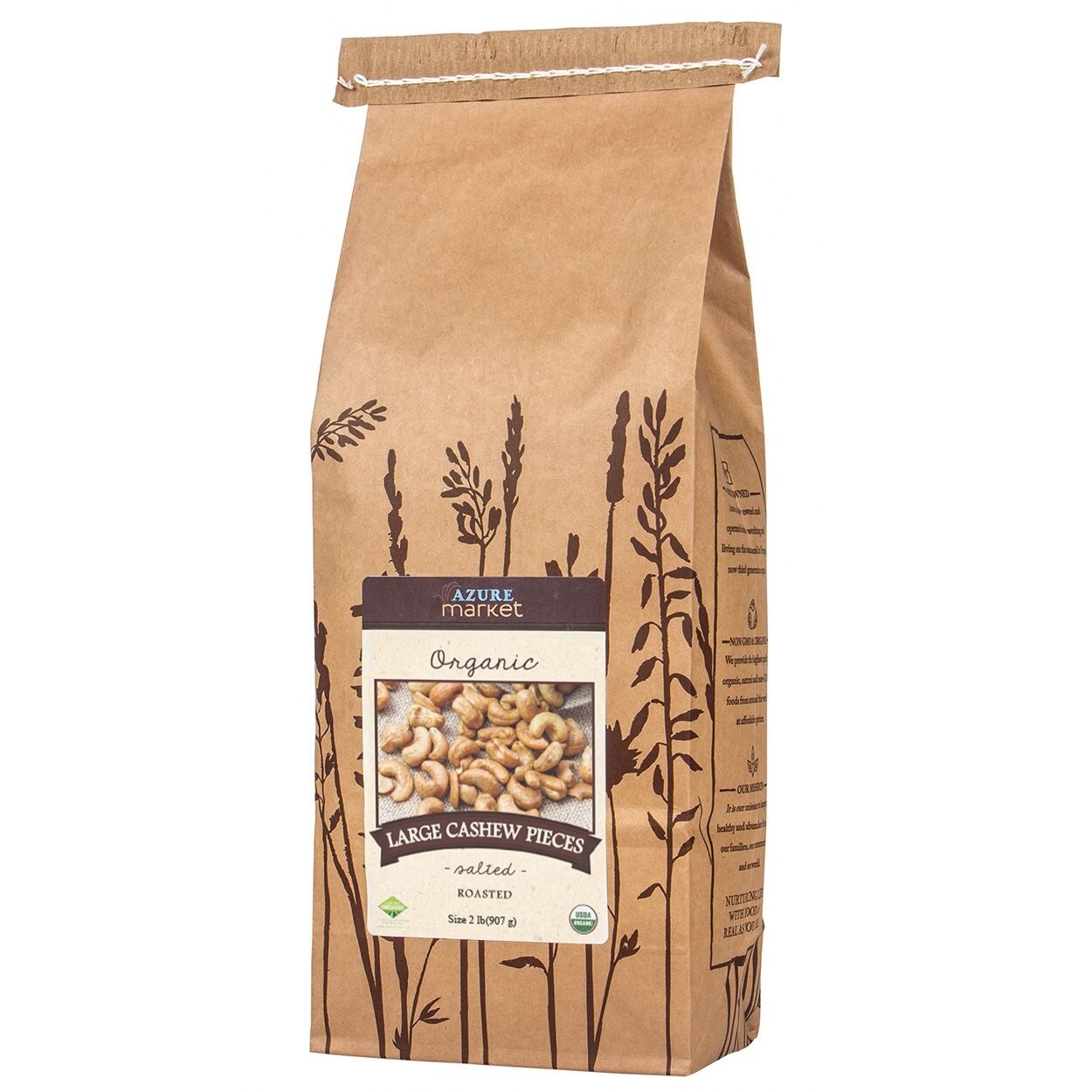 Cashew Pieces - Roasted-Organic 2 lb