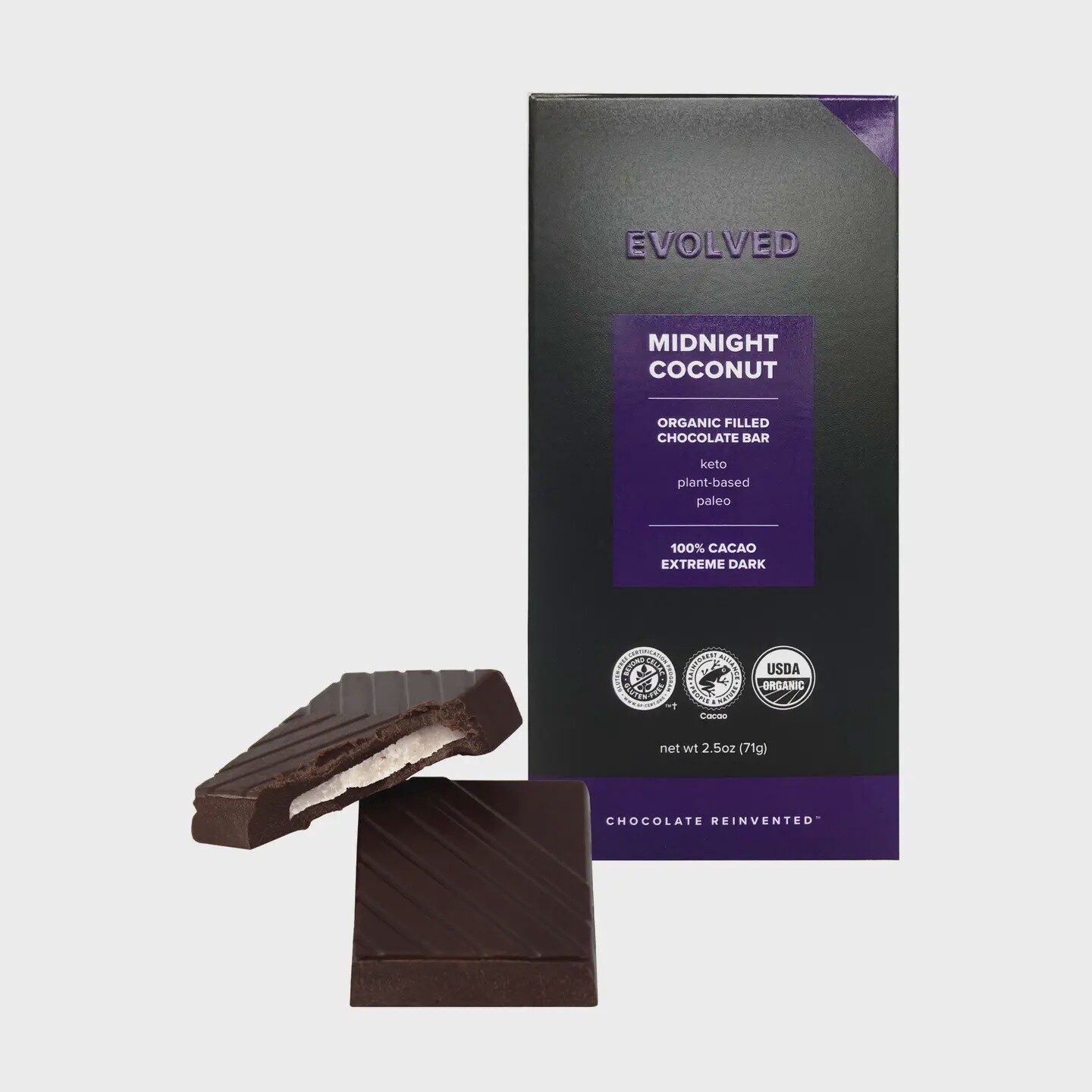 Midnight Coconut Chocolate Bar