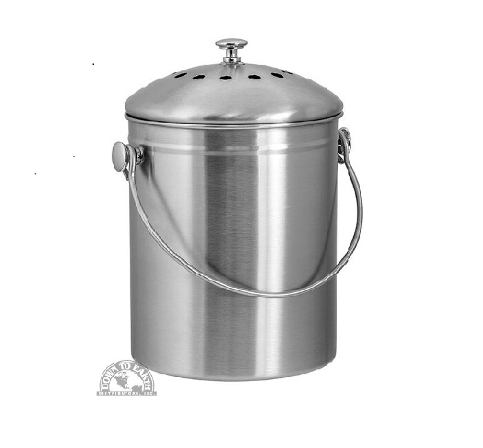 Compost Pail Stainless Steel