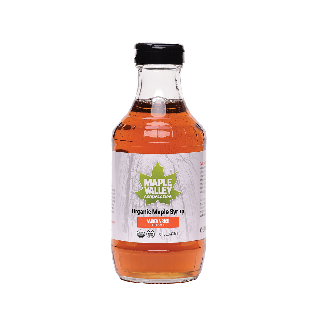 Amber&amp; Rich Maple Syrup 16 oz - Organic