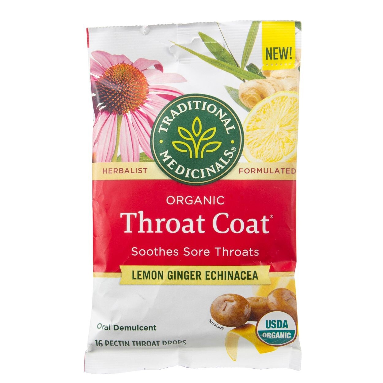 Throat Coat Lozenges Lemon Ginger