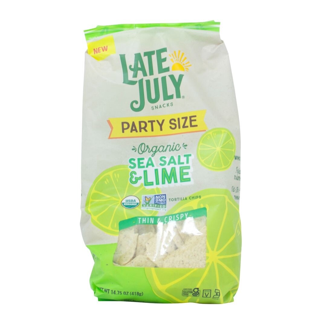 Sea Salt Lime Tortilla Chips - Organic