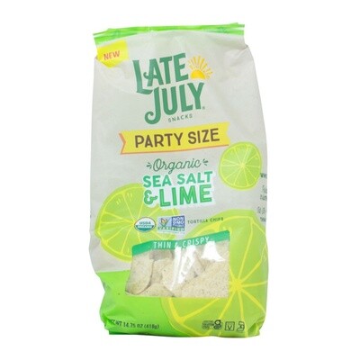 Sea Salt Lime Tortilla Chips - Organic