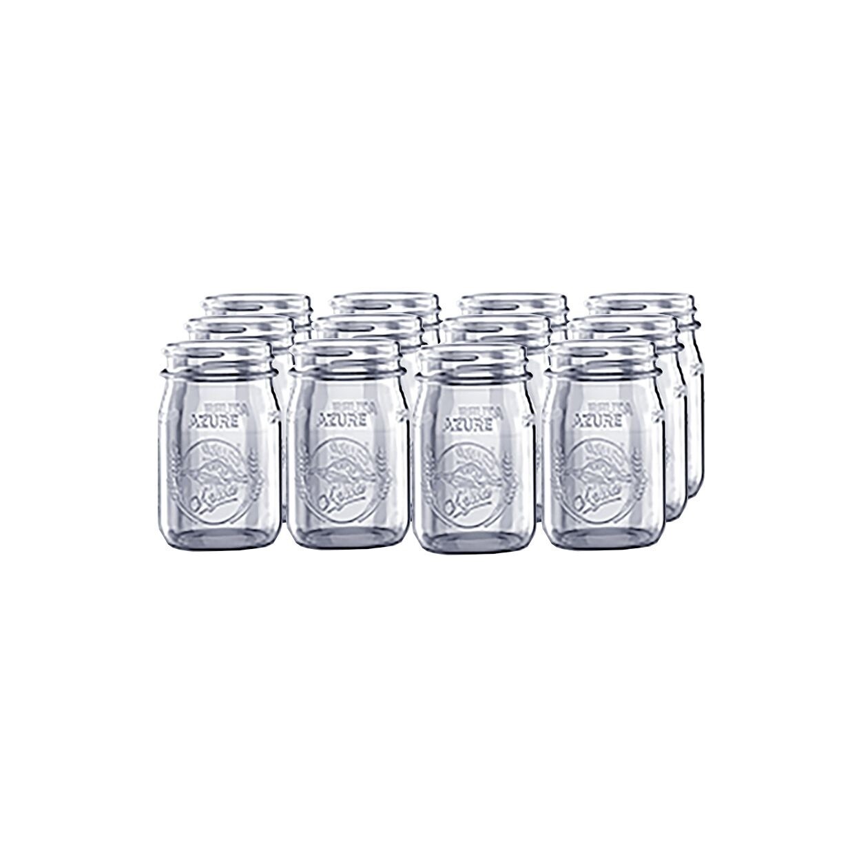 PINT canning jars REGULAR mouth NO LIDS 16 oz