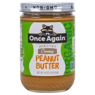 Peanut Butter Unsweetened Creamy