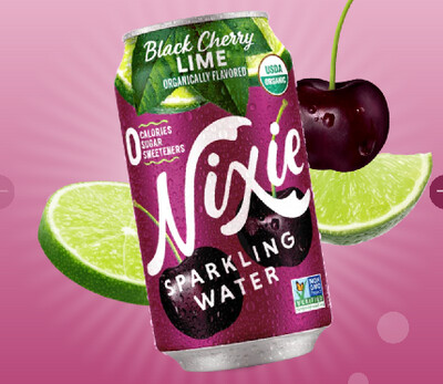 nixie black cherry lime sparkling water