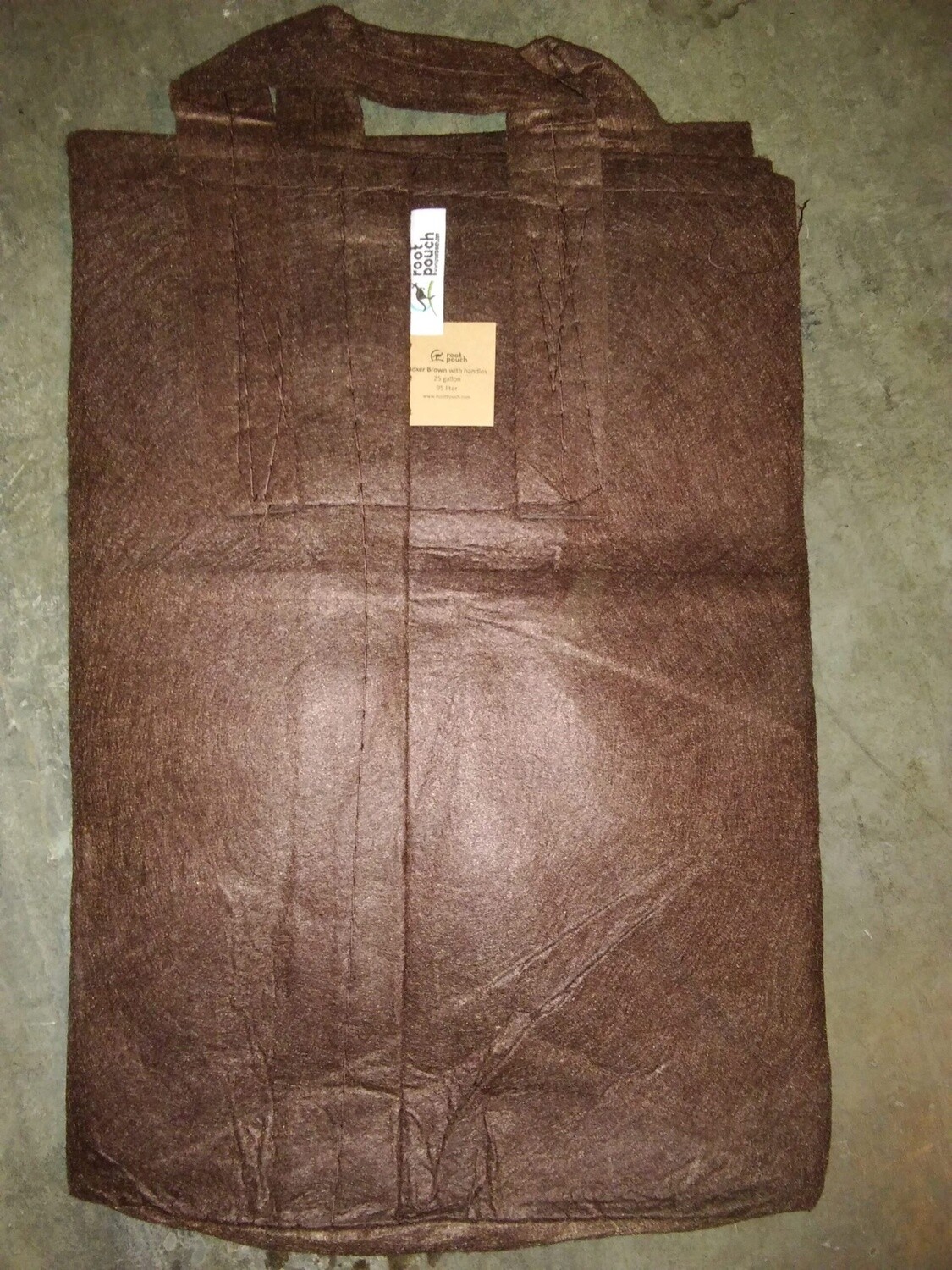 root pouch 3 gallon recycled fabric pot