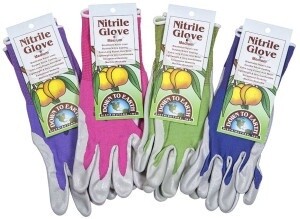 Nitrile Gardening Gloves - Medium