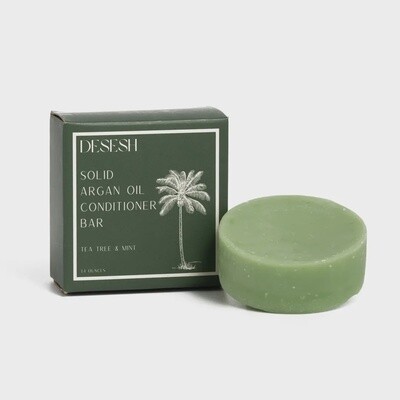 Solid Argan Oil Conditioner Bar Tea Tree &amp; Mint
