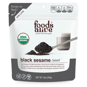 Black Sesame Seed - Organic 12 oz