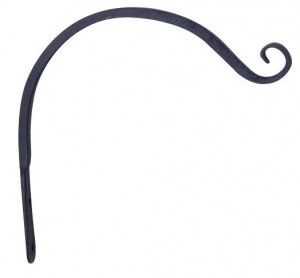 Forged Hook Curved 12&quot; Black