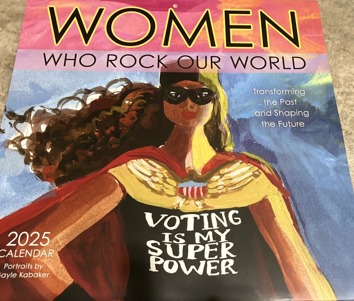 Women who rock our world calendar
