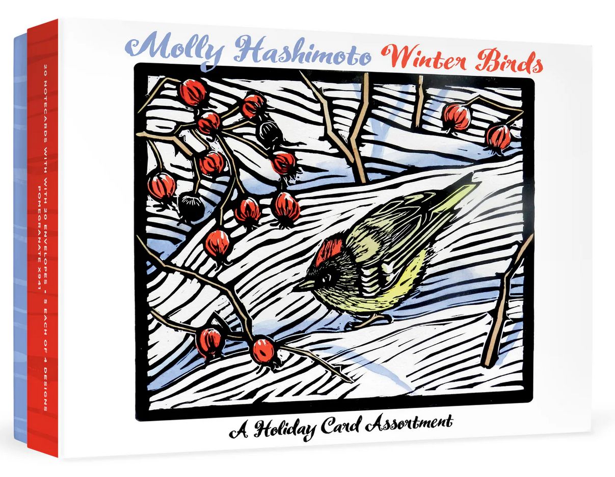 Molly Hashiomoto Winter Bird Cards