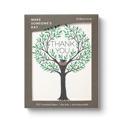 Nested Tree Thank You Boxed Note Cards