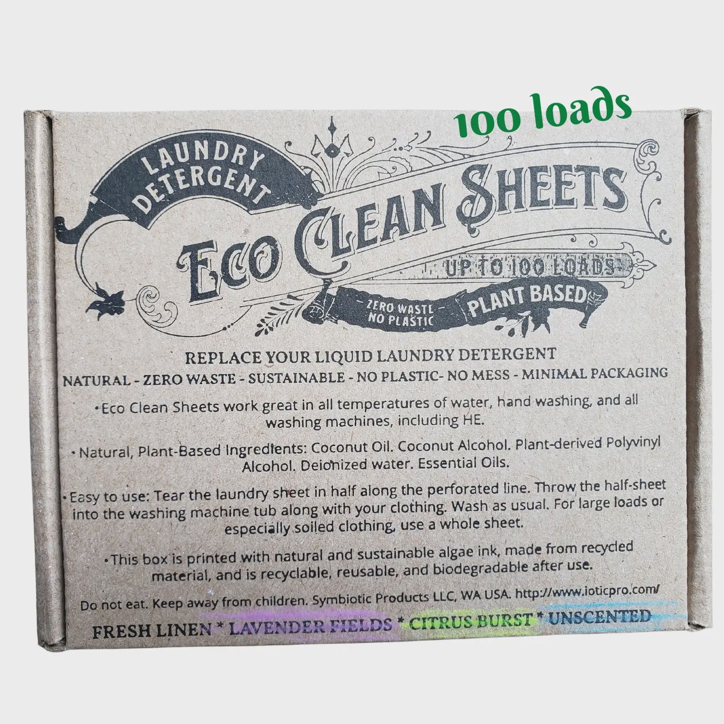Eco Clean Laundry Sheets SAMPLES