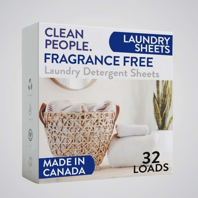 Clean People Laundry Sheets - Fragrance Free, Size: 32 count