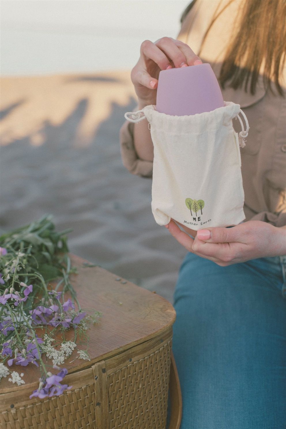 wine cups -portable silicone wine w bag, Color: Pink