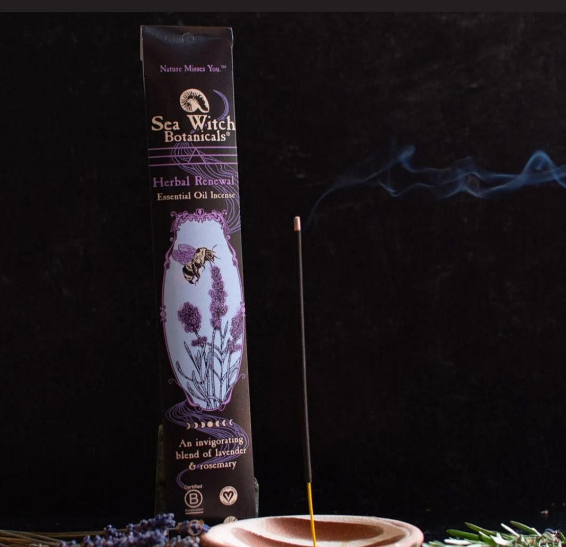 Essential Oil Incense, Flavor: Herbal Renewal