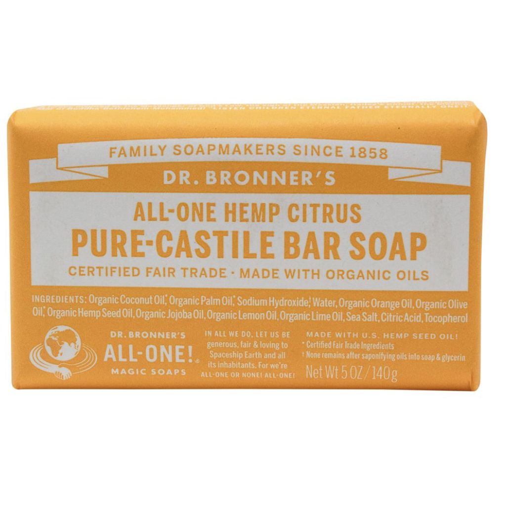 Dr Bronner's Citrus Castile Bar Soap